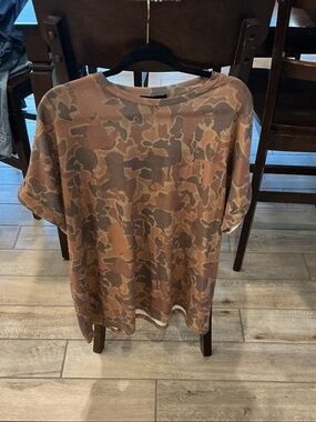 Men's Short-Sleeve Camo Tee in Brown - Casual Everyday Shirt